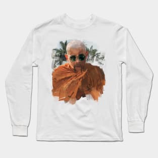 Take It Easy Monk - Summer Beach Chilling Long Sleeve T-Shirt